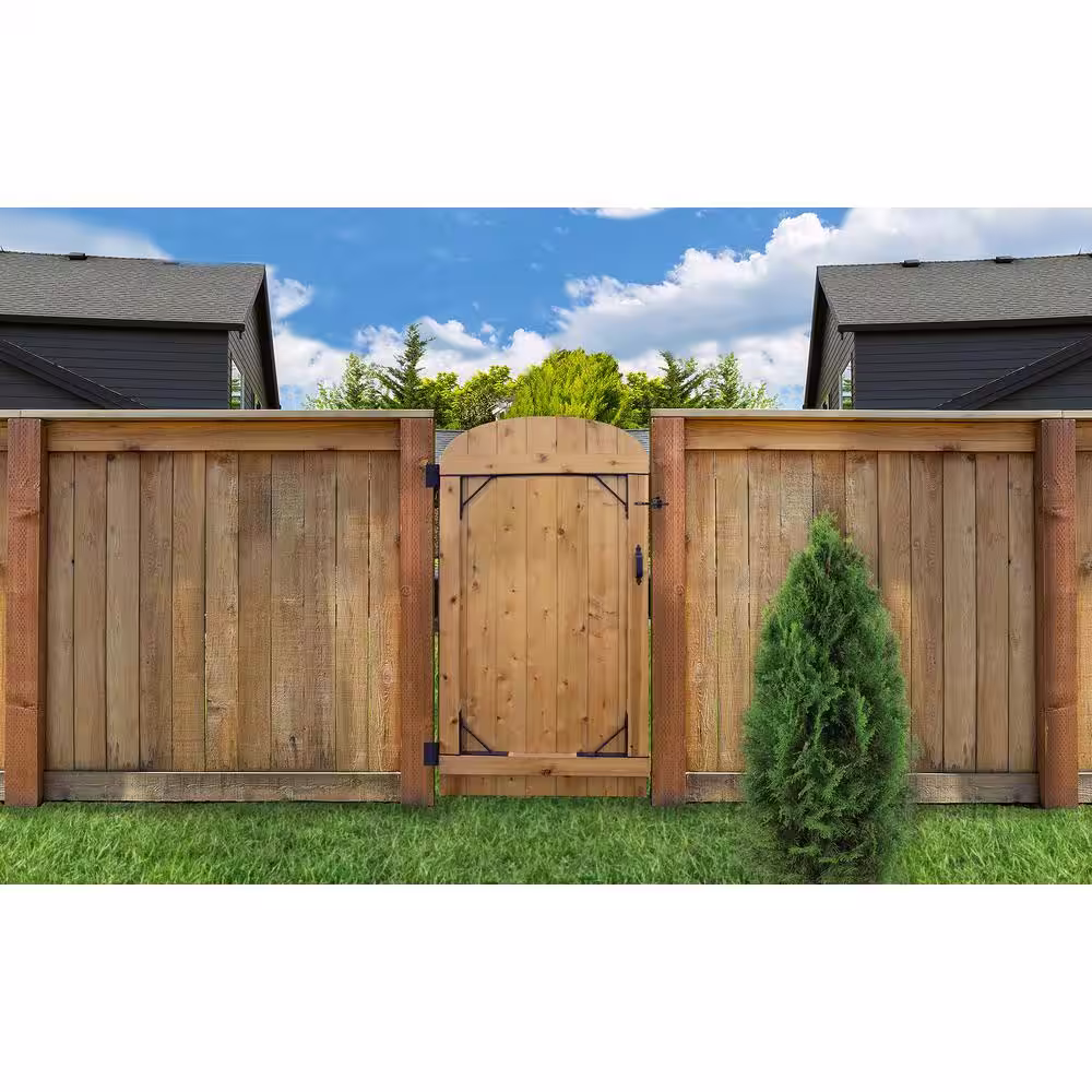NUVO IRON Black Galvanized Steel Gate Corner Frame Brace and Hardware Kit (6-Piece)