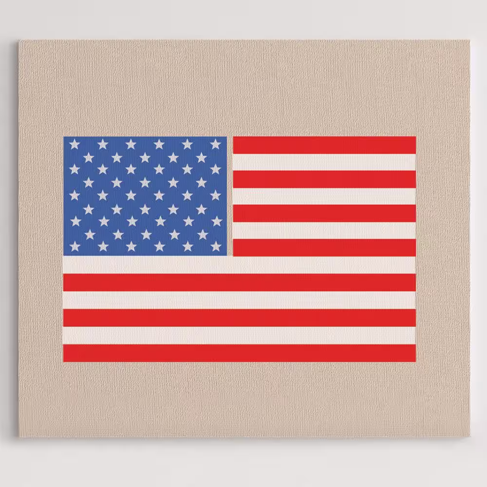 Stencil1 American Flag 2 Layer Stencil