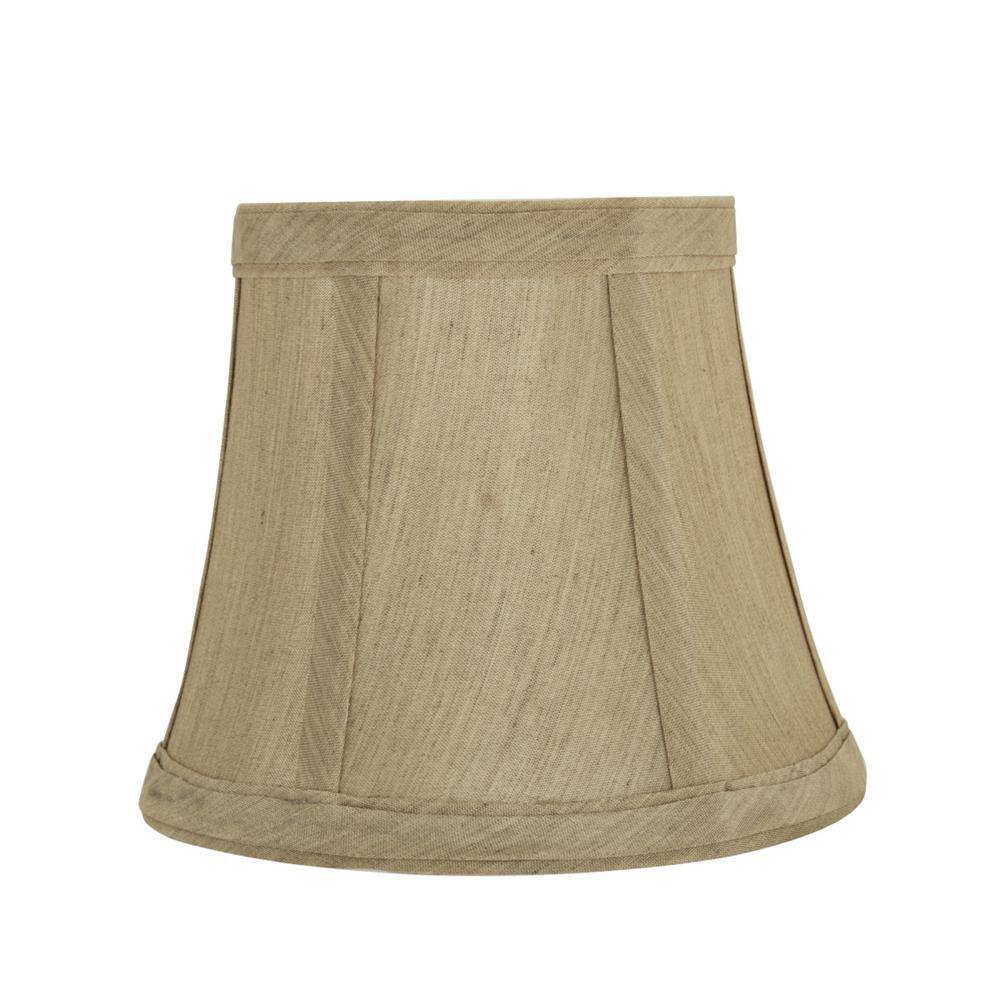 Aspen Creative Corporation 6 in. x 5 in. Beige Bell Lamp Shade (5-Pack)