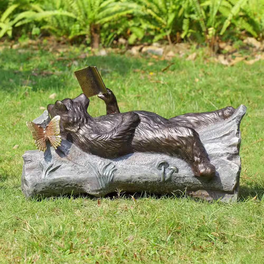 None Lazy Bear Garden Statue