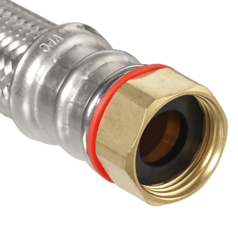 Everbilt 3/4 in. FIP x 3/4 in. FIP x 15 in. Stainless Steel Water Heater Supply Line