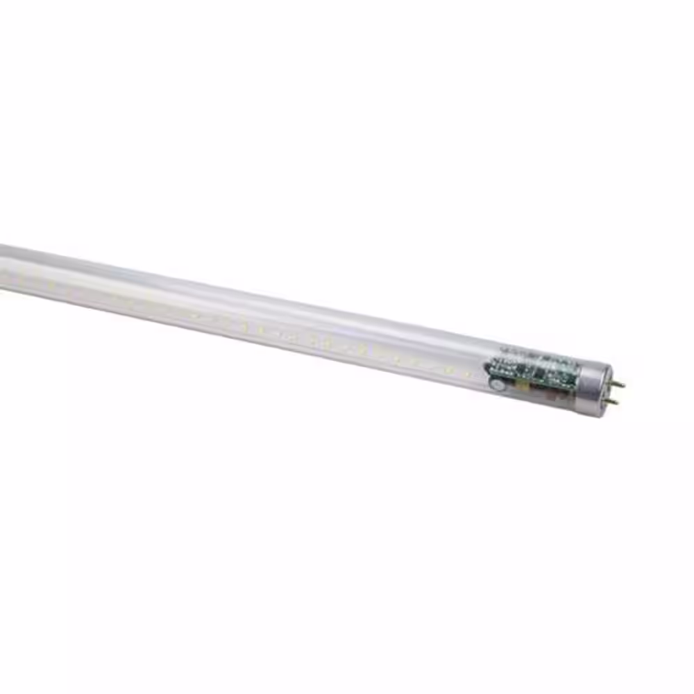 BEYOND LED TECHNOLOGY 18-Watt Equivalence 4 ft. T8 Tube Clear Type B Single and Double LED Light Bulb in Bright White 6500K (25-Pack)