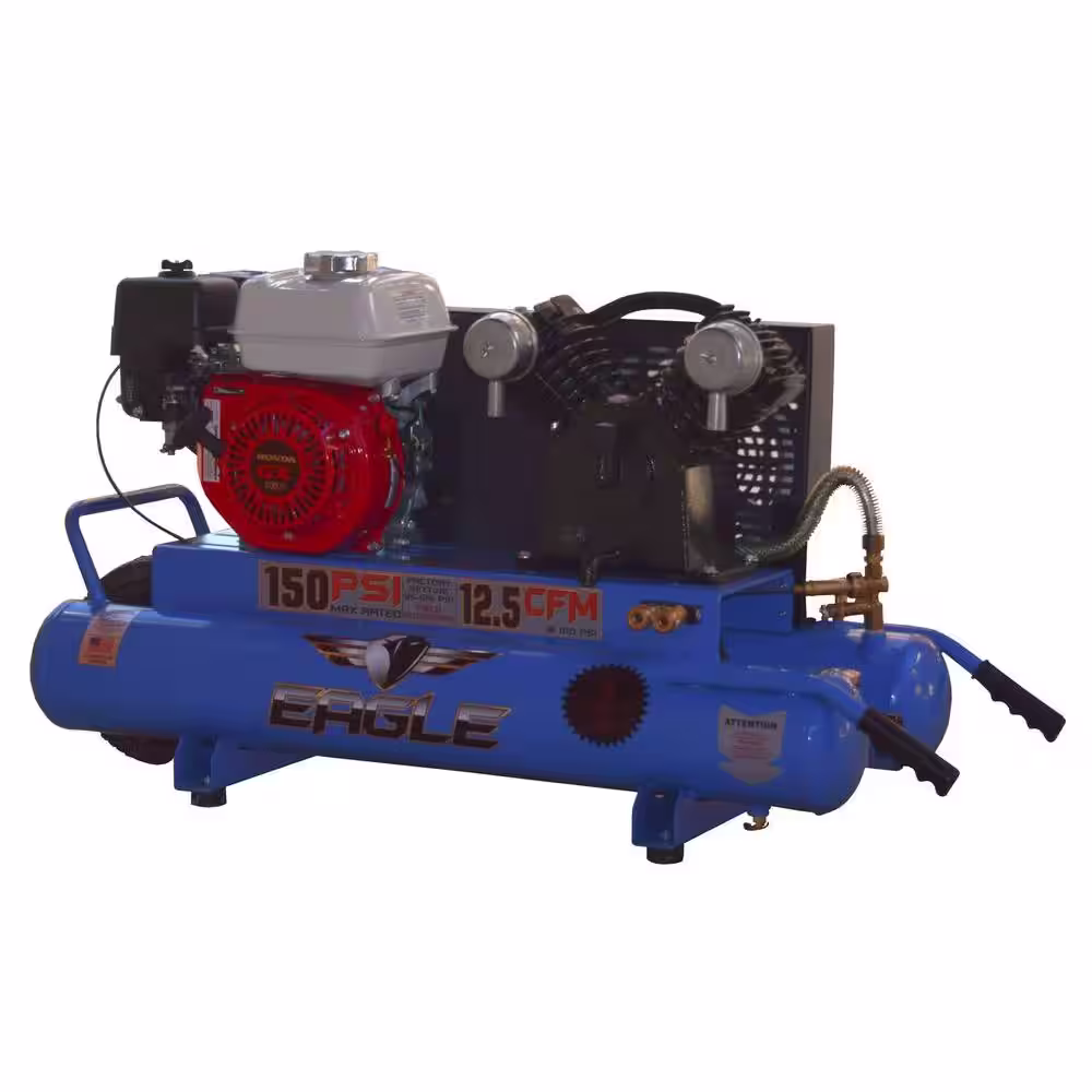 Eagle Wheelbarrow Honda GX-160 10 Gal. 5.5 HP Gas Engine