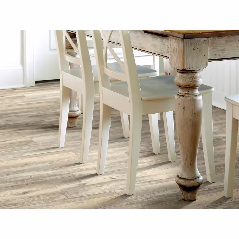 Shaw Inspiration Overcast 6 MIL x 6 in. W x 48 in. L Adhesive Waterproof Luxury Vinyl Plank Flooring (53.9 sqft/case)