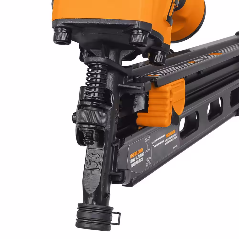 Freeman 2nd Generation Pneumatic 21 Degree 3-1/2 in. Framing Nailer with Metal Belt Hook and 1/4 in. NPT Air Connector