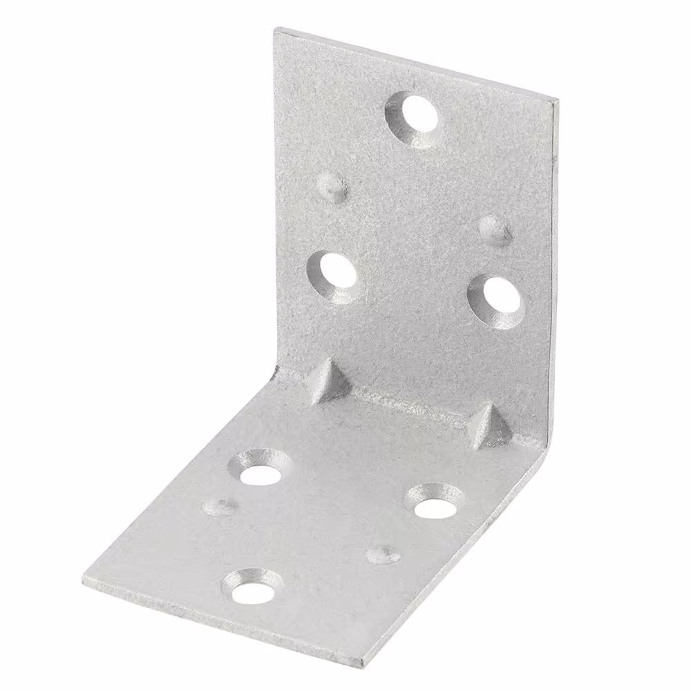 Everbilt 2 in. Galvanized Double-Wide Corner Brace (2-Pack)