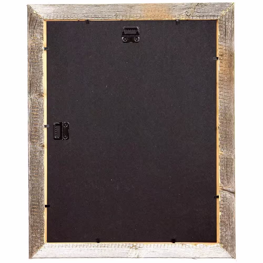 BarnwoodUSA Rustic Farmhouse 12 in. x 18 in. Weathered Gray Reclaimed Picture Frame (1.5 in. Molding)