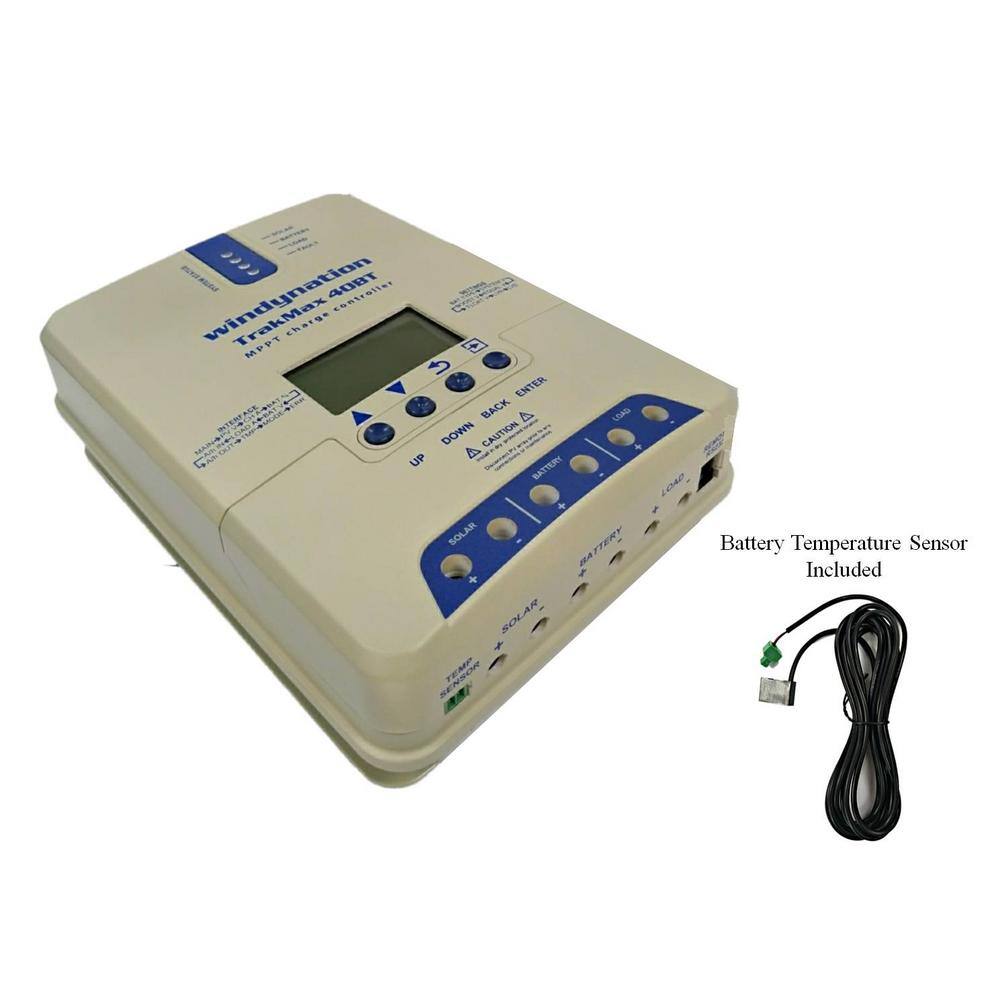 WindyNation TrakMax MPPT 12-Volt/24-Volt 40 Amp Solar Charge Controller