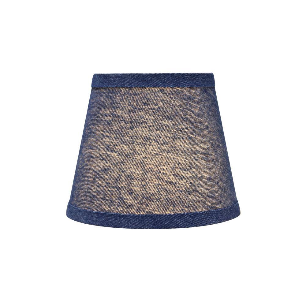 Aspen Creative Corporation 6 in. x 5 in. Washing Blue Hardback Empire Lamp Shade (5-Pack)