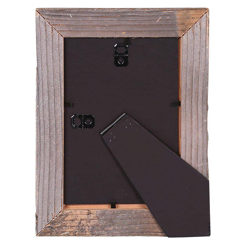 BarnwoodUSA Rustic Farmhouse 5 in. x 7 in. Espresso Reclaimed Picture Frame (1.5 in. Molding)