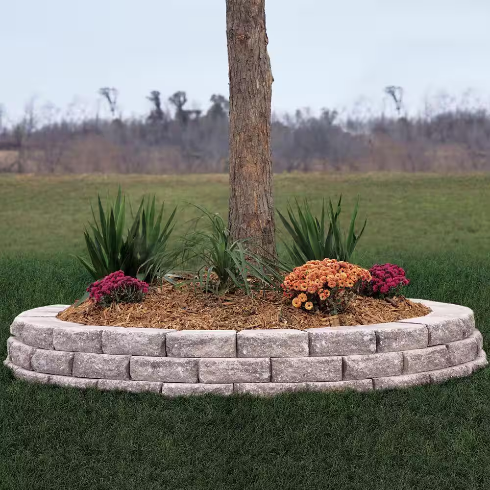 Pavestone RockWall Small 4 in. x 11.75 in. x 6.75 in. Rivertown Concrete Retaining Wall Block (144-Piece/46.6 sq. ft./Pallet)