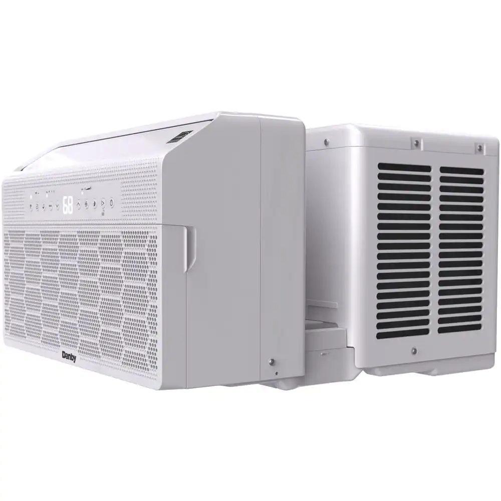Danby 8000 BTU 350 sq.ft. U-Shape Window AC with Remote in White