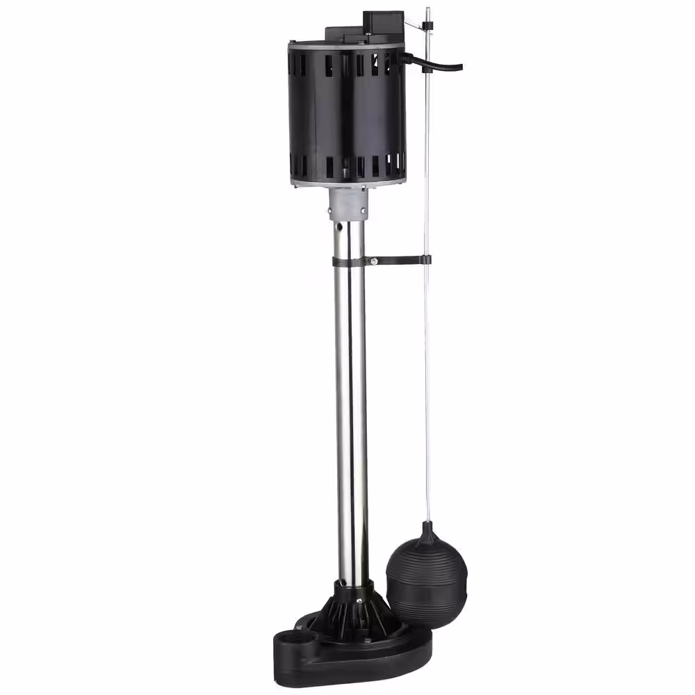 LEO 1/3 HP Pedestal Pump with Stainless Steel Column and Cast Iron Base