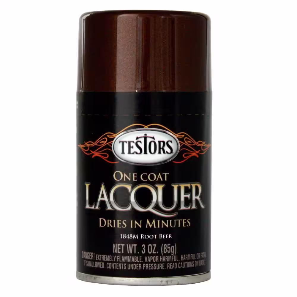 Testors 3 oz. Root Beer Lacquer Spray Paint (3-Pack)
