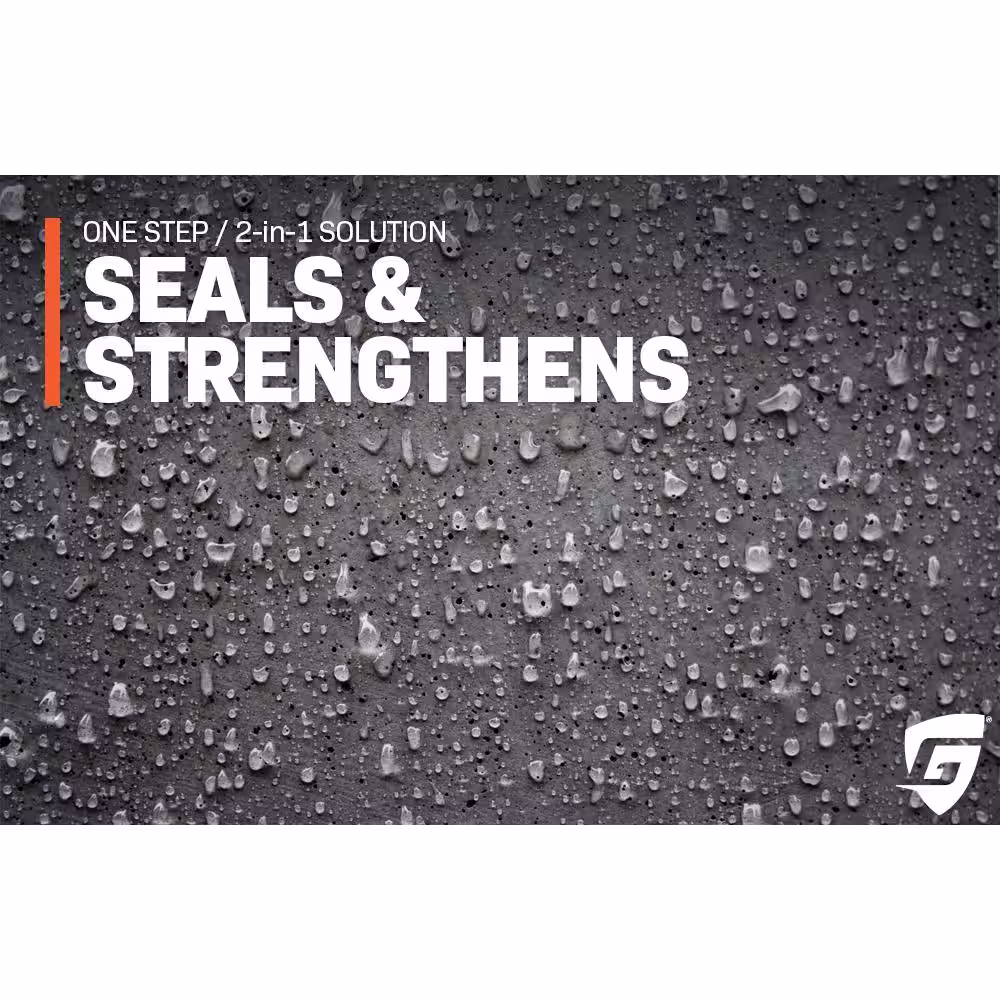 Ghostshield 1 Gal. Invisible Penetrating Concrete Sealer, Waterproofer Plus Densifier