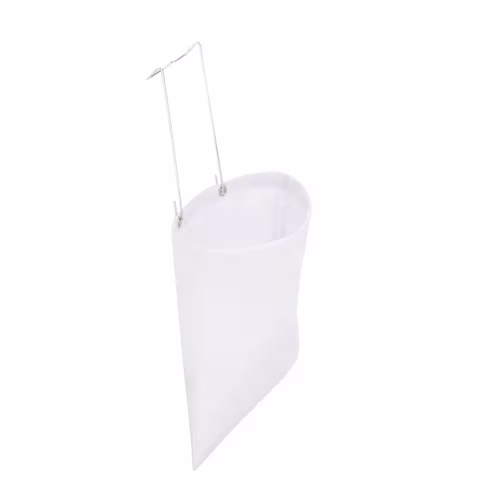 Honey-Can-Do White Hanging Cotton Clothespin Bag