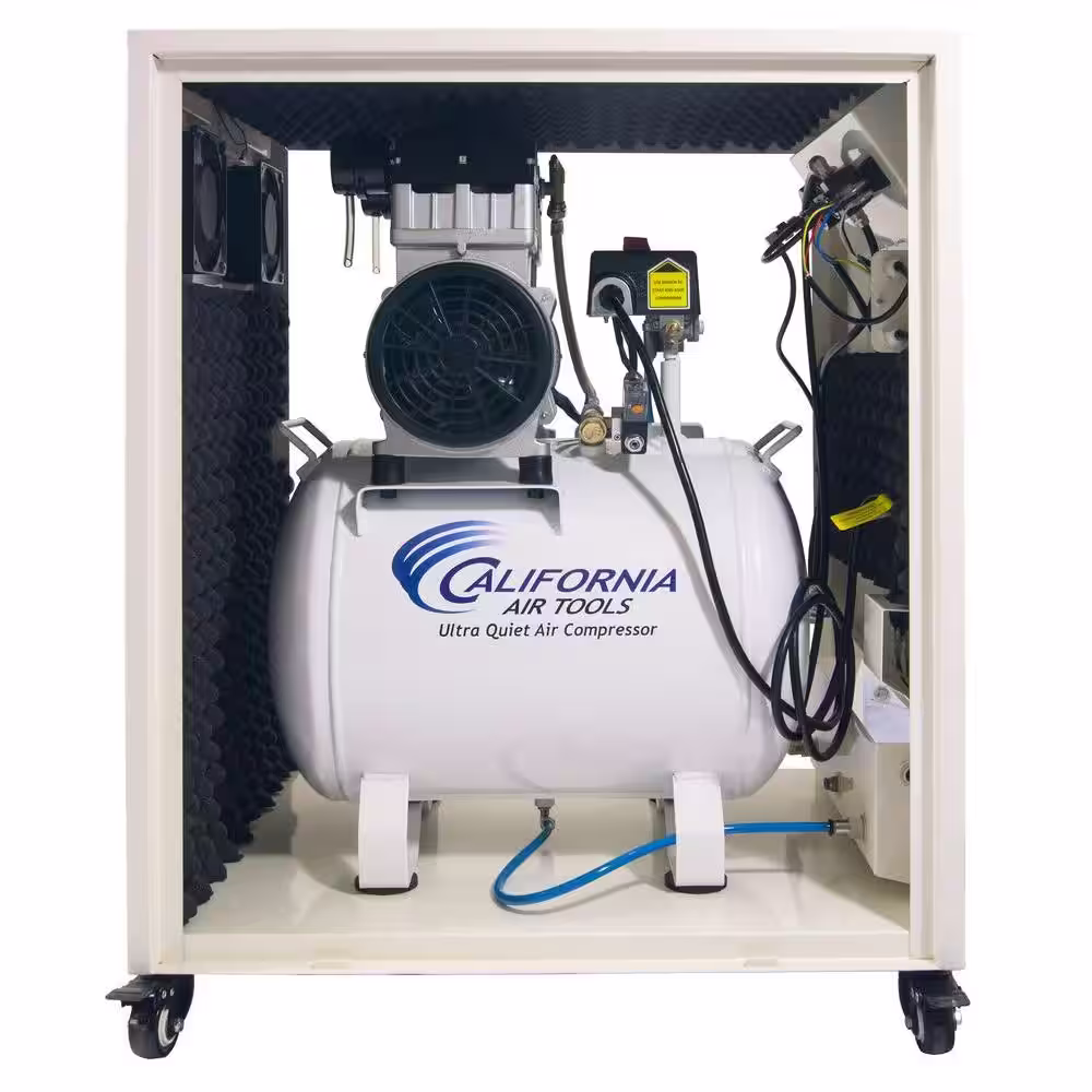 California Air Tools 10 gal. 2.0 HP Ultra Quiet and Oil-Free Electric Air Compressor in Sound Proof Cabinet