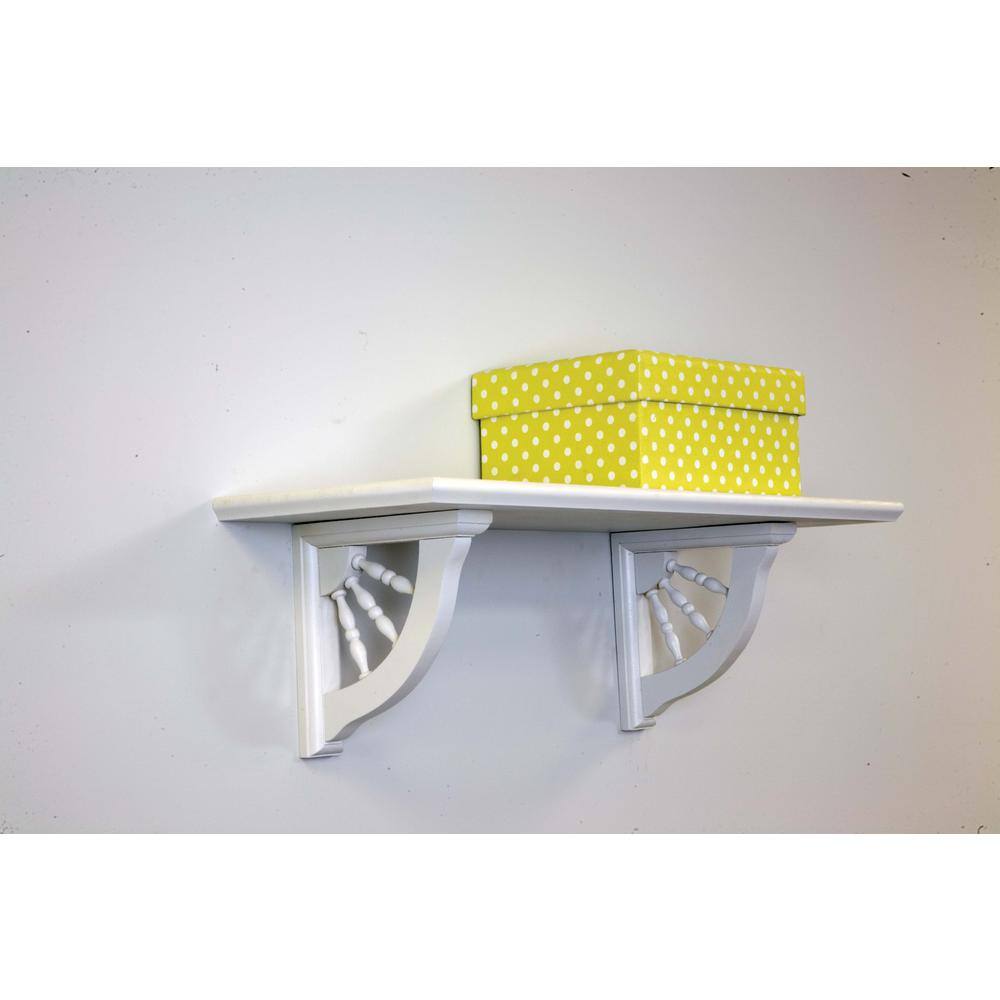 Waddell 12 in. x 1-1/2 in. x 12 in. 5 lb. Spindle Gingerbread Bracket