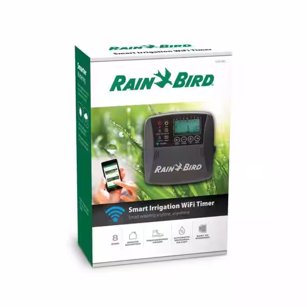 Rain Bird 8-Zone Smart Irrigation Controller Wi-Fi Timer Version 2.0