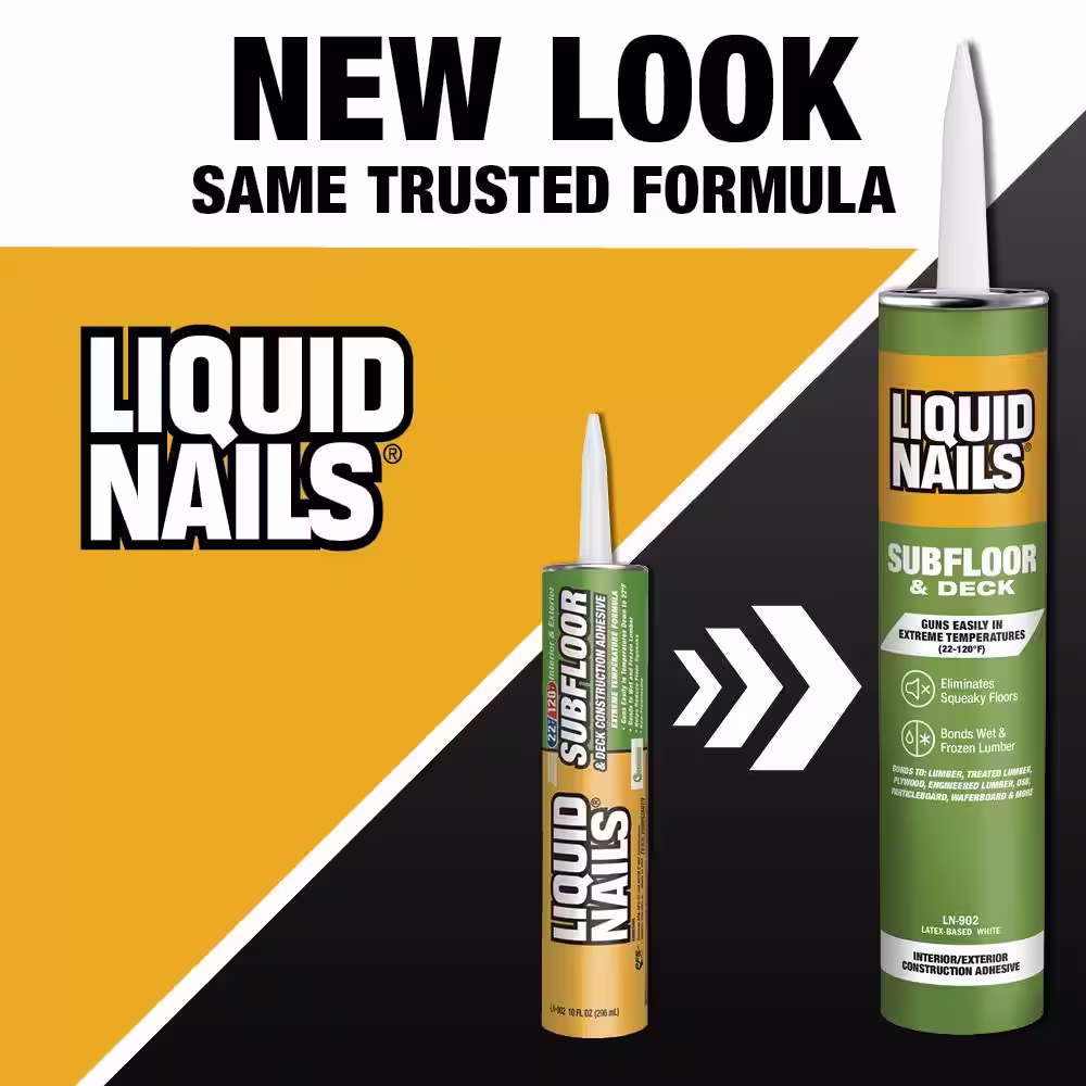Liquid Nails Subfloor and Deck 10 oz. Tan Low VOC Construction Adhesive (24 Pack)