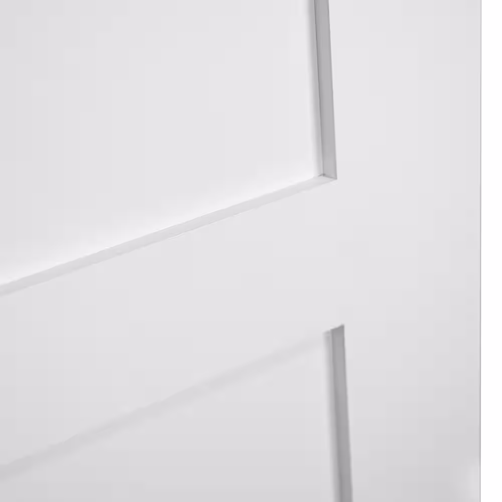 Kimberly Bay 30 in. x 80 in. White 5-Panel Shaker Solid Core Wood Interior Door Slab