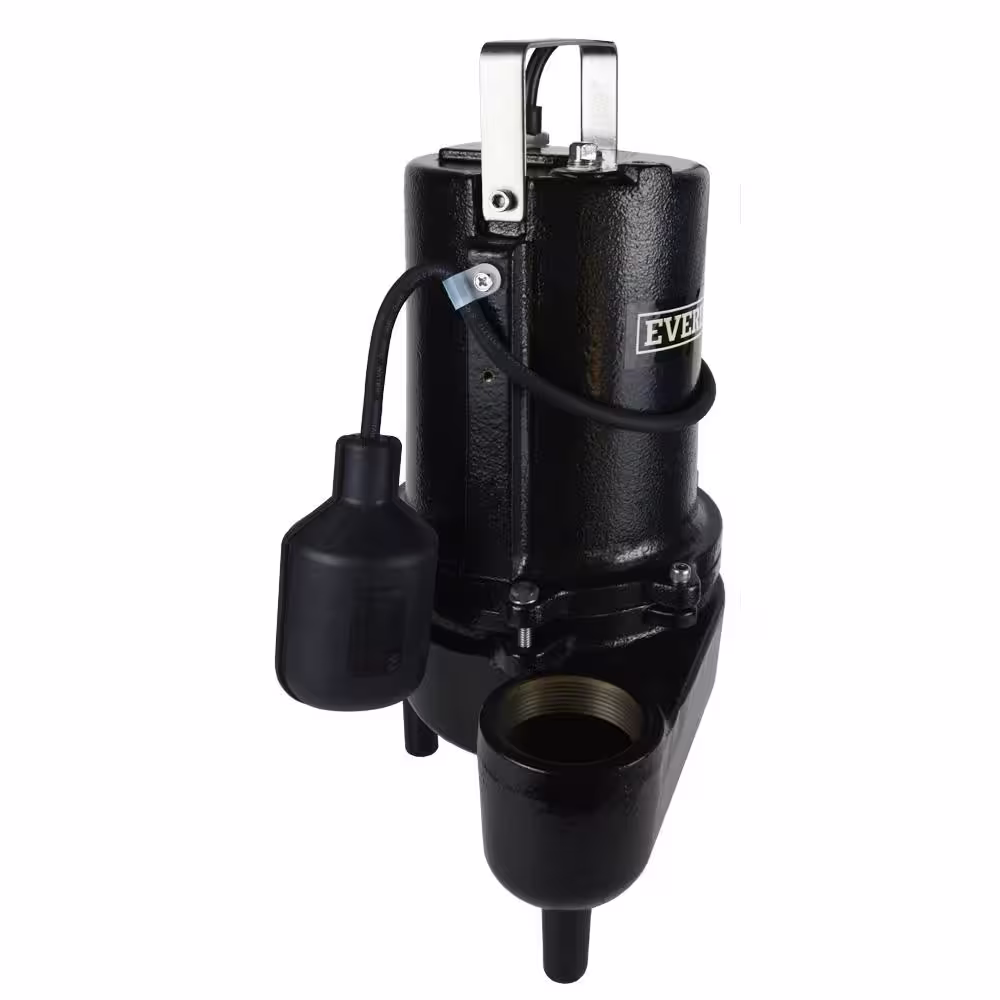 Everbilt 1/2 HP Cast Iron Sewage Ejector Pump