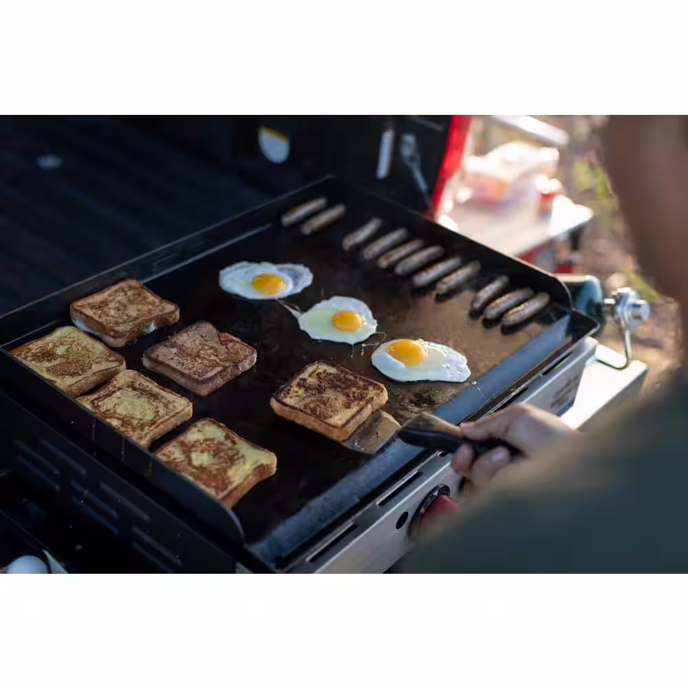 Camp Chef Versatop 16 2-Burner Propane Gas Grill in Black with Griddle