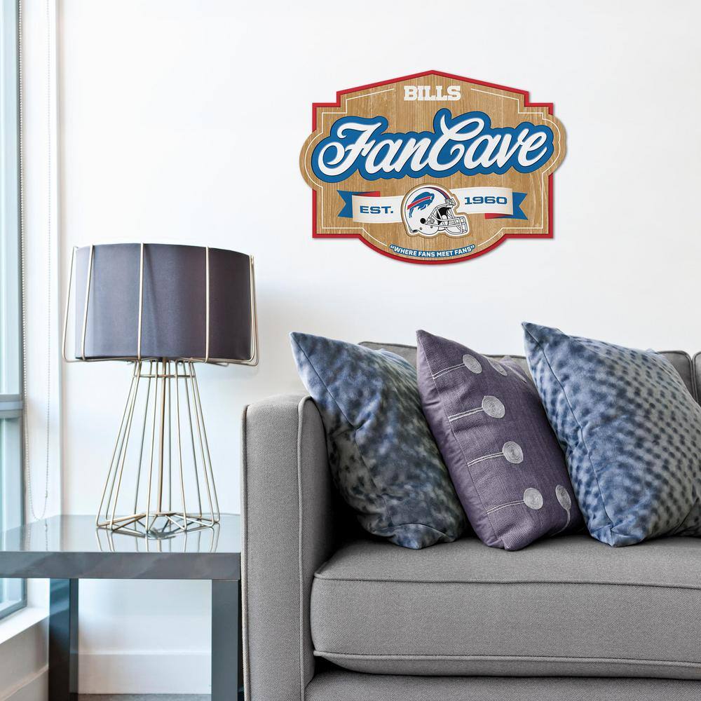 YouTheFan NFL Buffalo Bills Fan Cave Decorative Sign