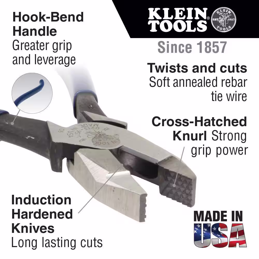 Klein Tools Ironworker's Pliers Tool Set 2-Piece