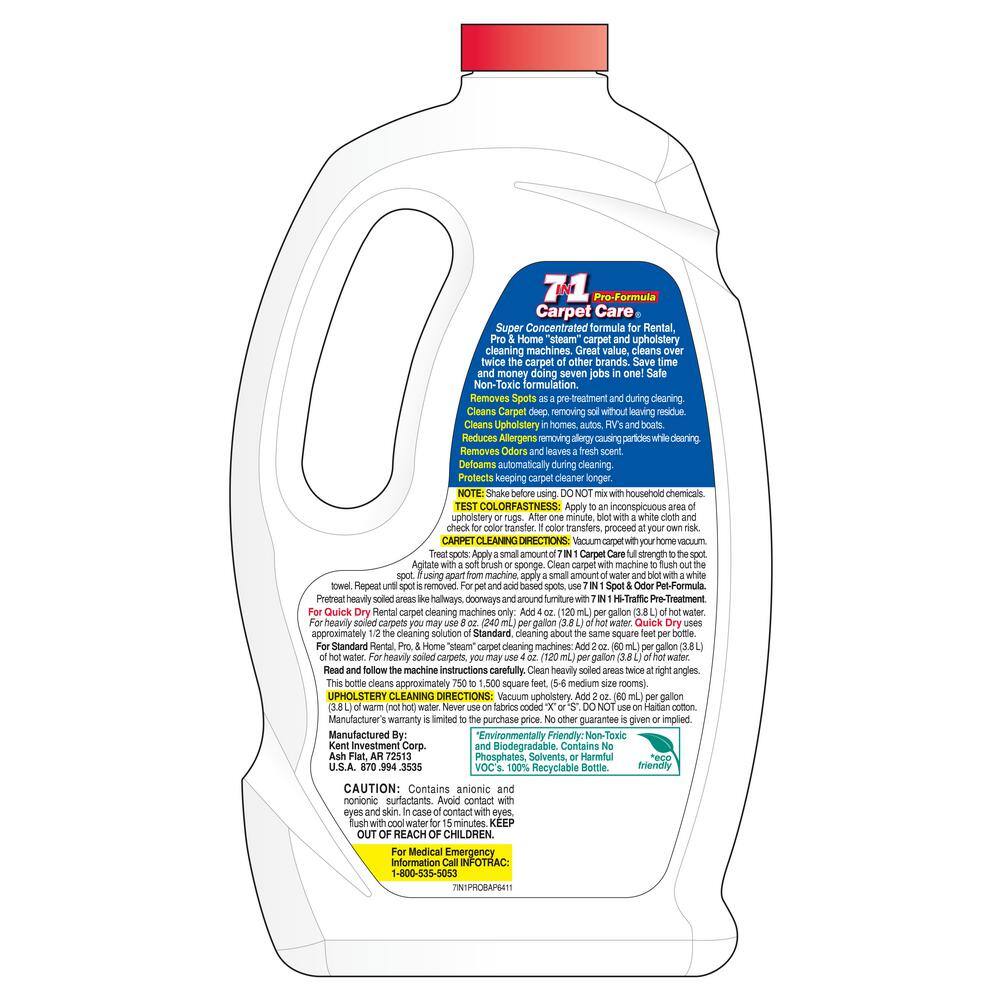 7-IN-1 Carpet Care 64 oz. Pro Formula Carpet Cleaner (8-Pack)