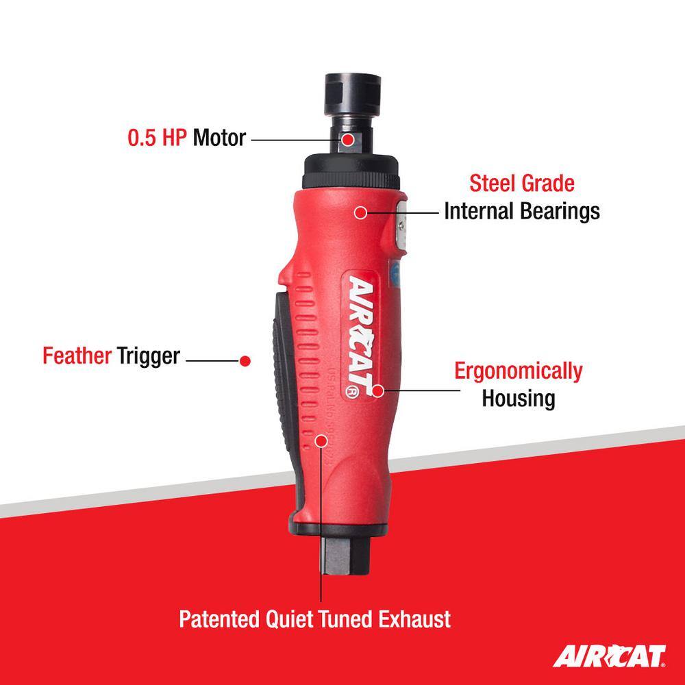 AIRCAT Composite 1/4 in. Straight Die Grinder