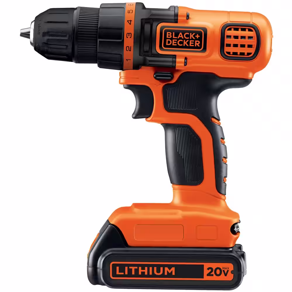 BLACK+DECKER 20V MAX Lithium-Ion Cordless Drill/Driver and Circular Saw 2 Tool Combo Kit with 1.5Ah Battery and Charger