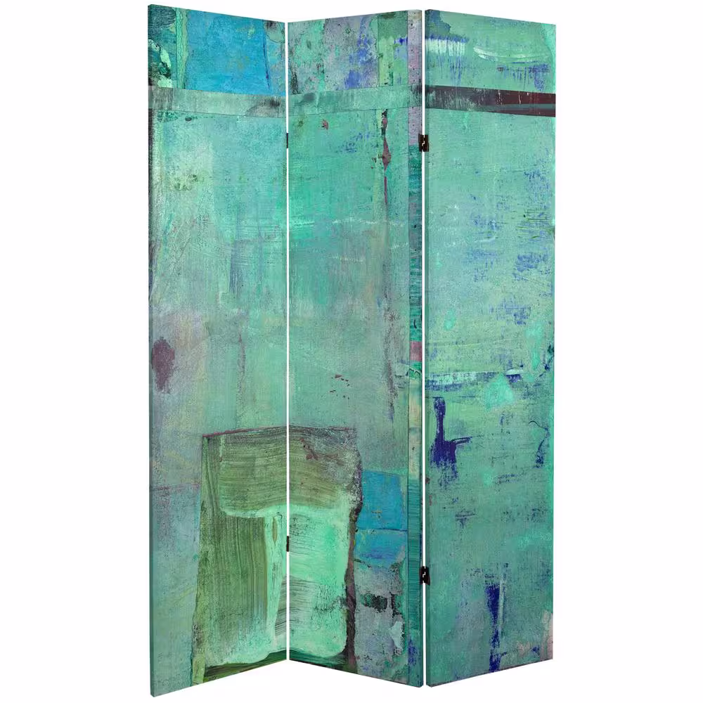 Oriental Furniture 6 ft. Printed 3-Panel Room Divider