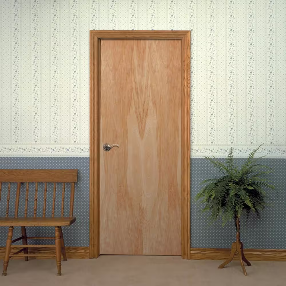 Masonite 24 in. x 78 in. Smooth Flush Hardwood Hollow Core Unfinished Composite Interior Door Slab