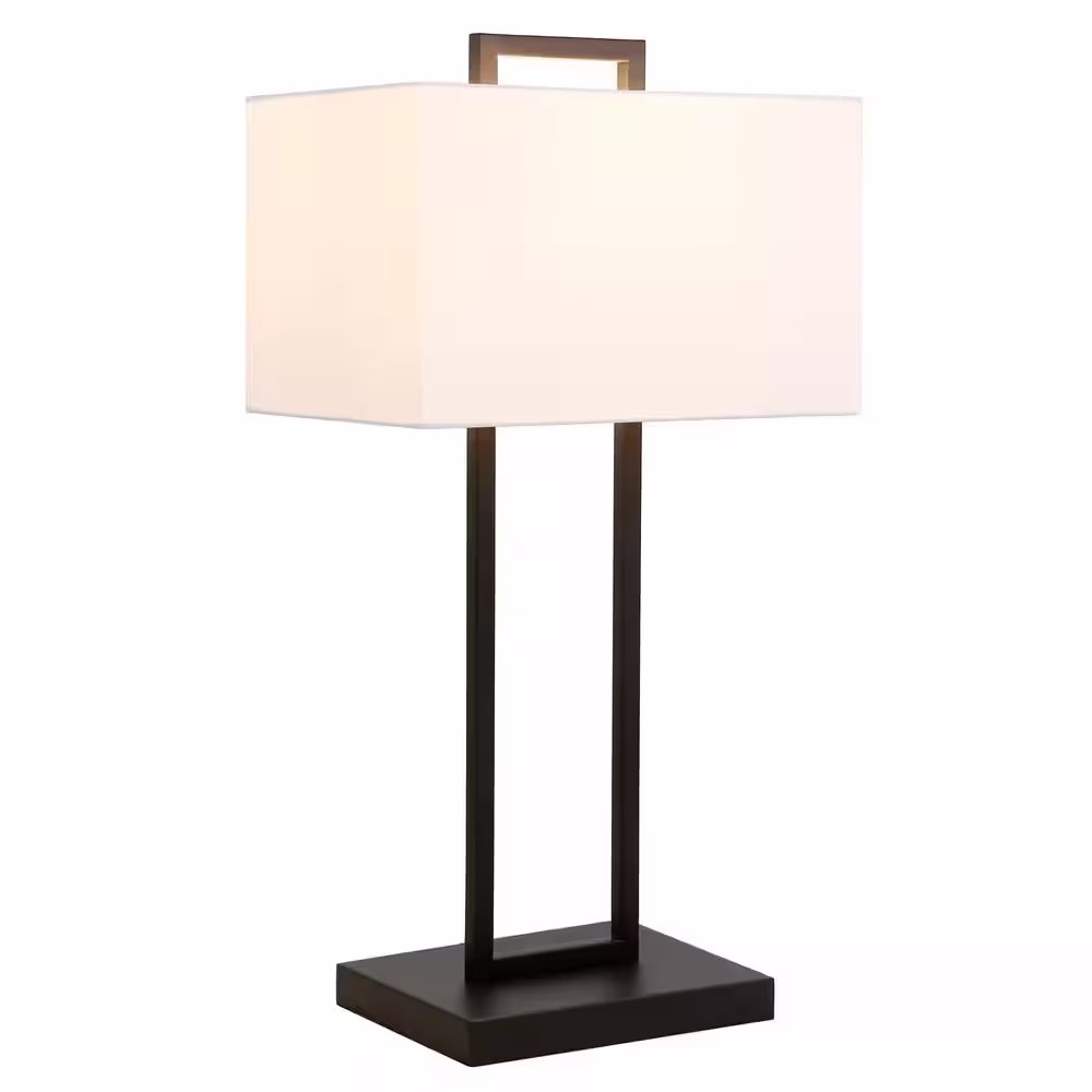 None Adair 28 in. Blackened Bronze Table Lamp