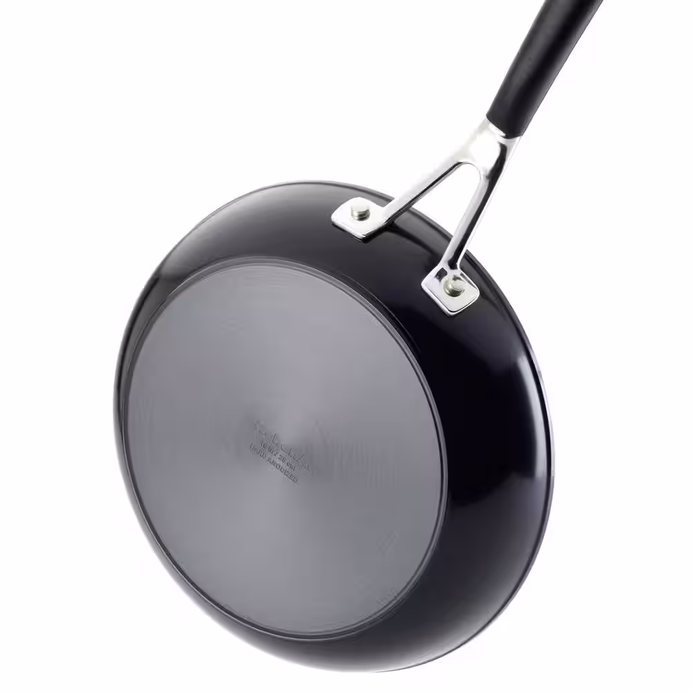 KitchenAid Hard Anodized Nonstick 10 Piece Hard andozed Aluminum Nonstick Cookware Set in Onyx