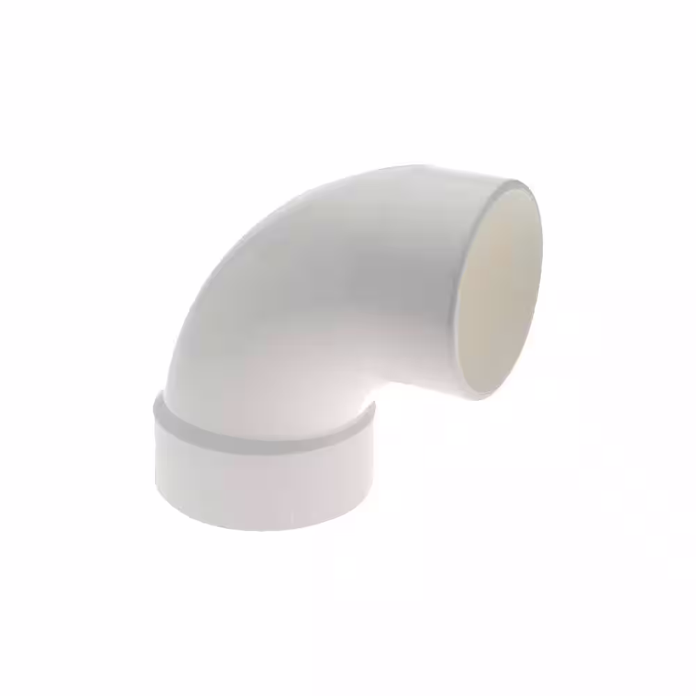 VPC 3 in. PVC DWV 90-degree Street Elbow Fitting
