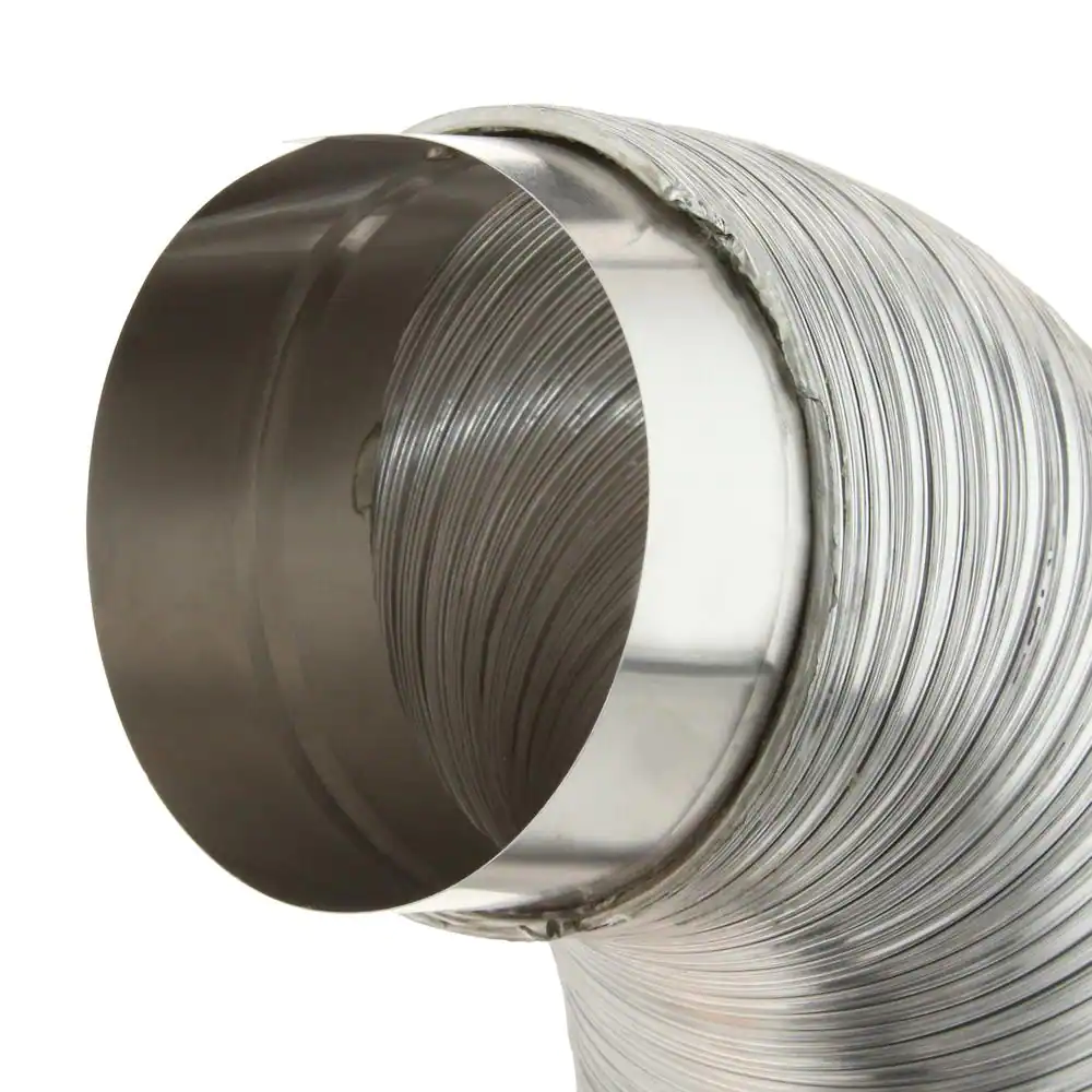Everbilt 4 in. x 6 ft. Semi-Rigid Duct with Collars