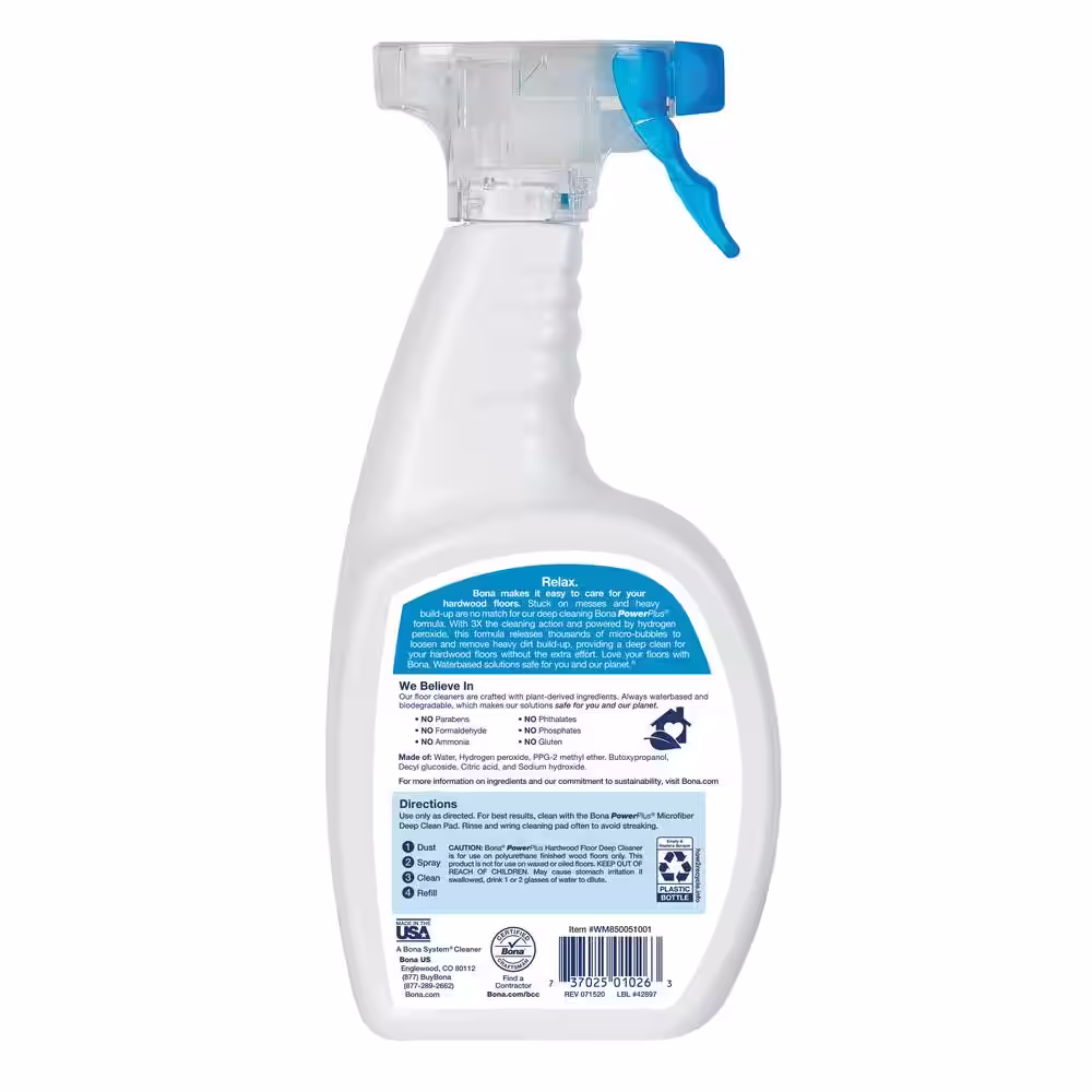 Bona 32 oz. PowerPlus Deep Clean Hardwood Floor Cleaner
