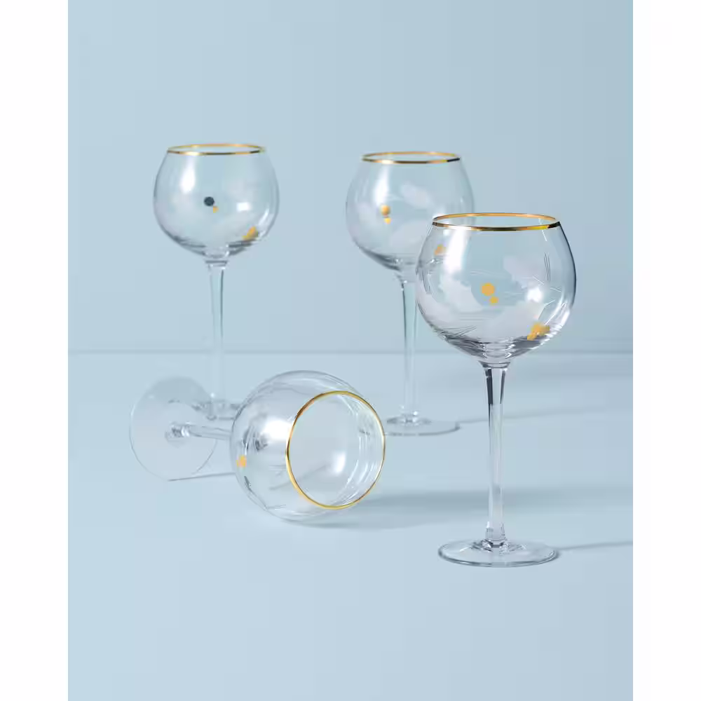 Lenox Holiday Gold 4-piece Balloon Glass Set