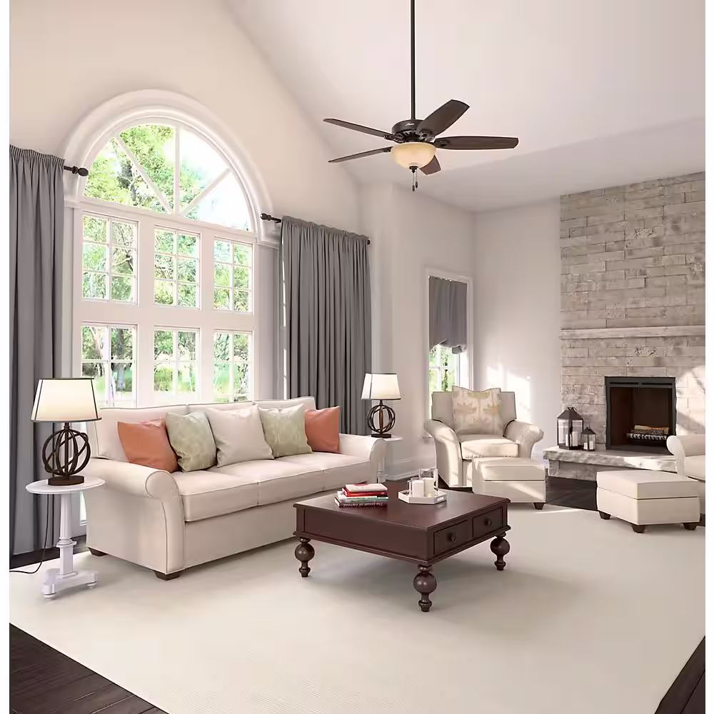 Hunter Builder Elite 52 in. Indoor Brushed Nickel Ceiling Fan