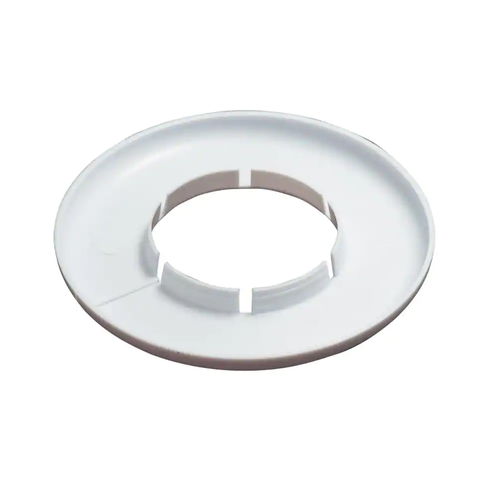 Oatey 1-1/2 in. White Plastic Iron Pipe Size Flange Escutcheon Plate
