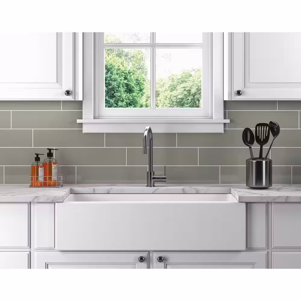 Daltile Modern Dimensions Urban Putty 4-1/4 in. x 12-7/8 in. Glazed Ceramic Subway Tile (10.64 sq. ft./case)