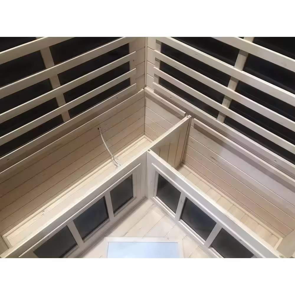 Xspracer Moray 2-Person Outdoor Pentagonal Far Infrared Hemlock Sauna Room