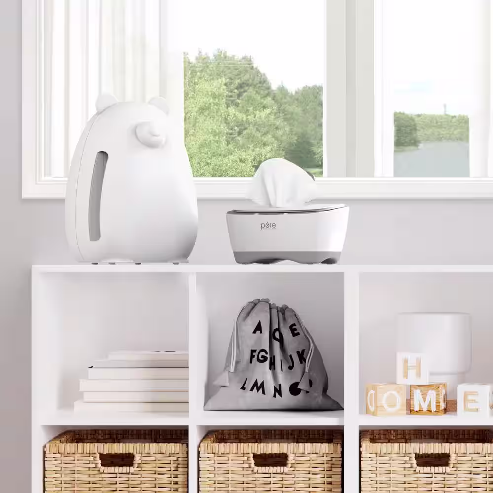 Pure Enrichment Air Purifier for Kids Rooms - Bear - White