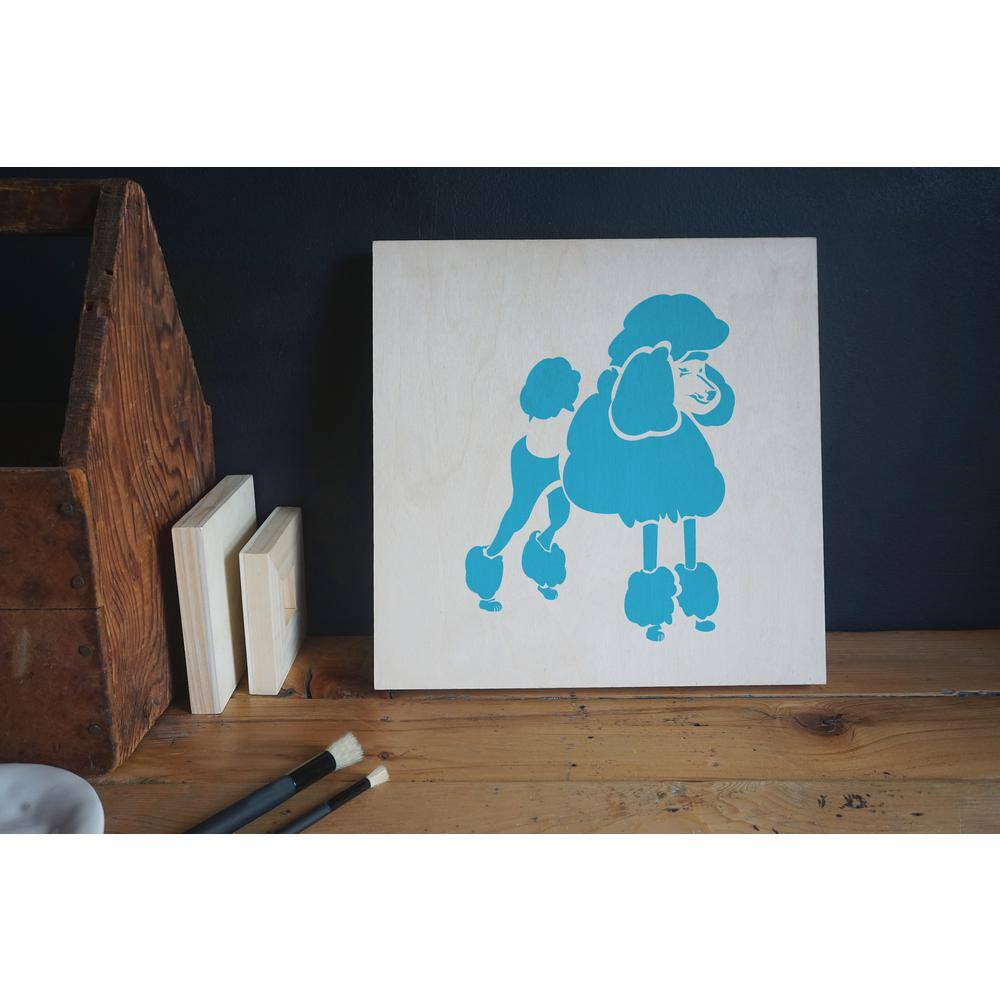 Stencil1 Poodle Stencil