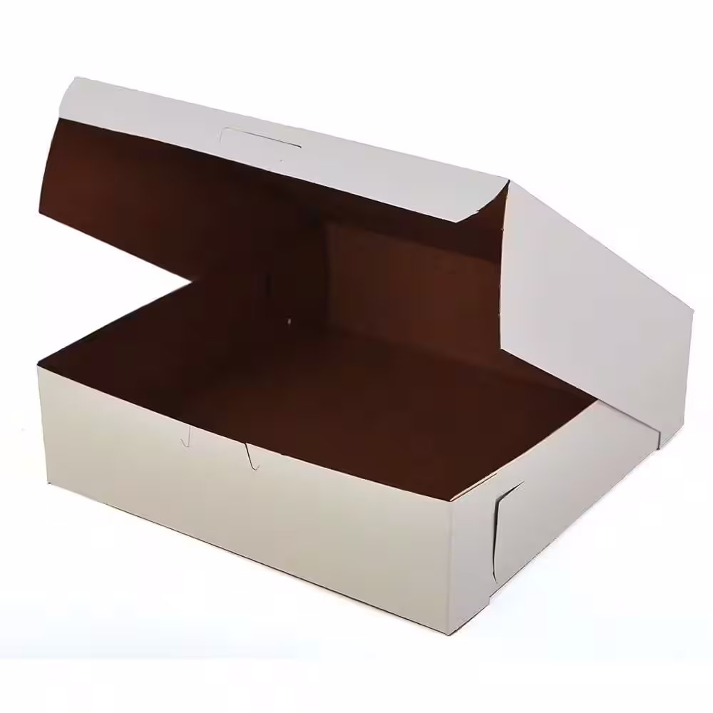 SCT 9 in. x 9 in. x 2.5 in. White Tuck-Top Bakery Boxes (250/Carton)