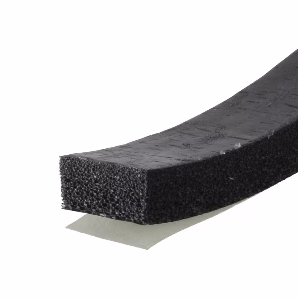 M-D Building Products 1/4 in. x 1/2 in. x 10 ft. Black Sponge Window Seal for Ex-Small Gaps
