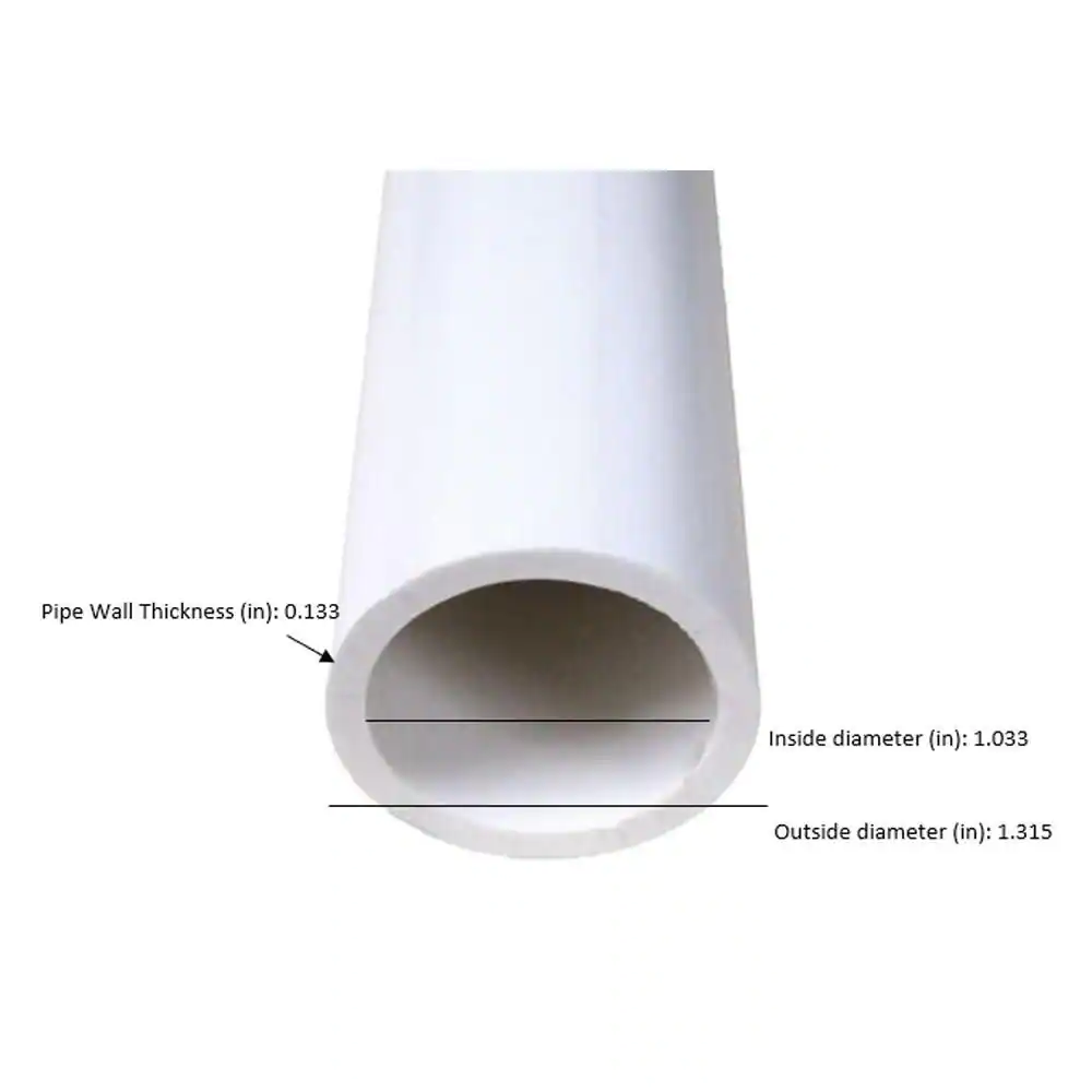 VPC 1 in. x 24 in. PVC Sch. 40 Pipe