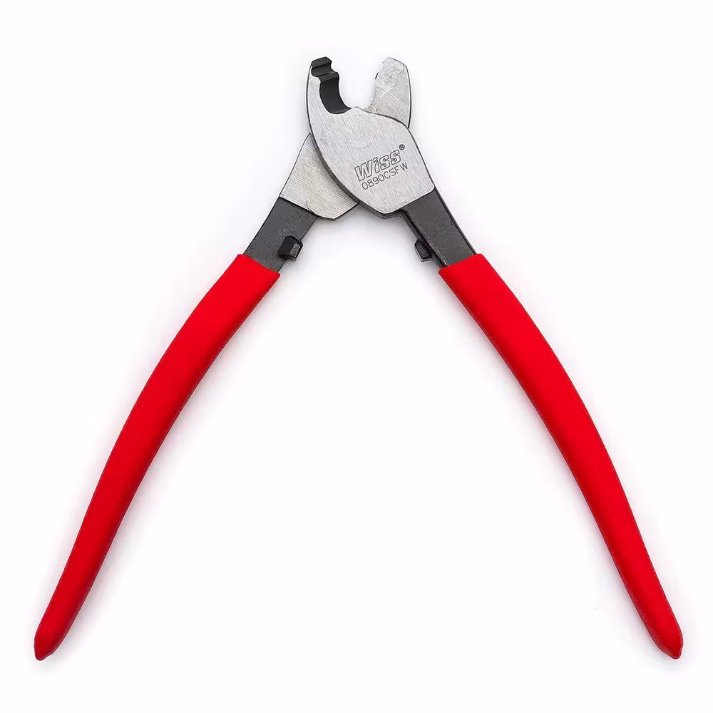 Wiss 8-3/8 in. Flip Joint Cable Cutter with Wire Cutter and Sheath Knife